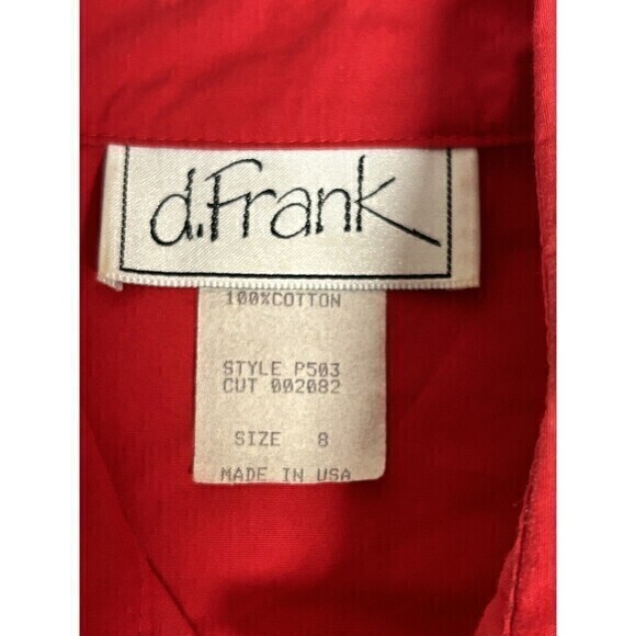 Vintage d. Frank Dress Womens 8‎ Western Fringe Beads Boho Primitive Roc… - Picture 8 of 9